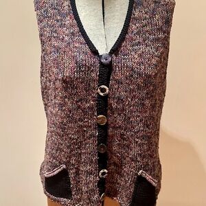 Vintage Ani Barrie Knit Vest, Size L